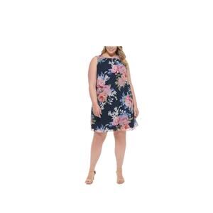 BNWT JESSICA HOWARD Plus Size Floral-Print A-Line Dress Size 14
